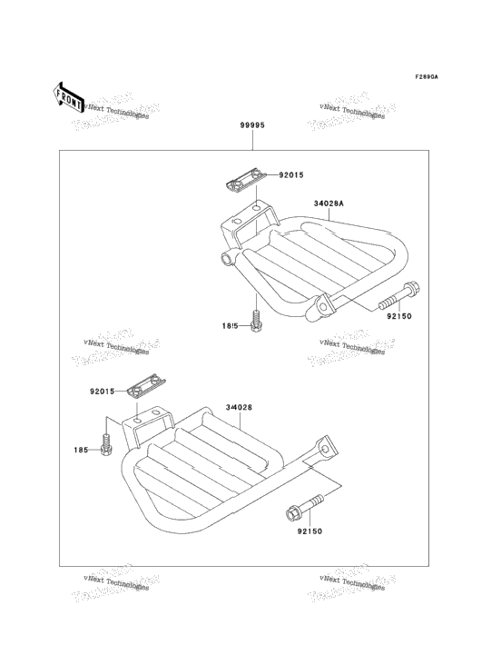 Optional Parts (Footrests)