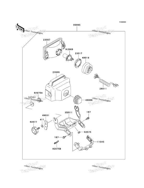 Optional Parts (Headlight)