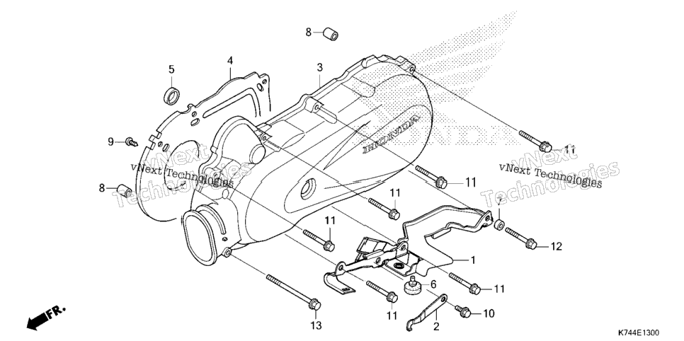 Left Crankcase Cover