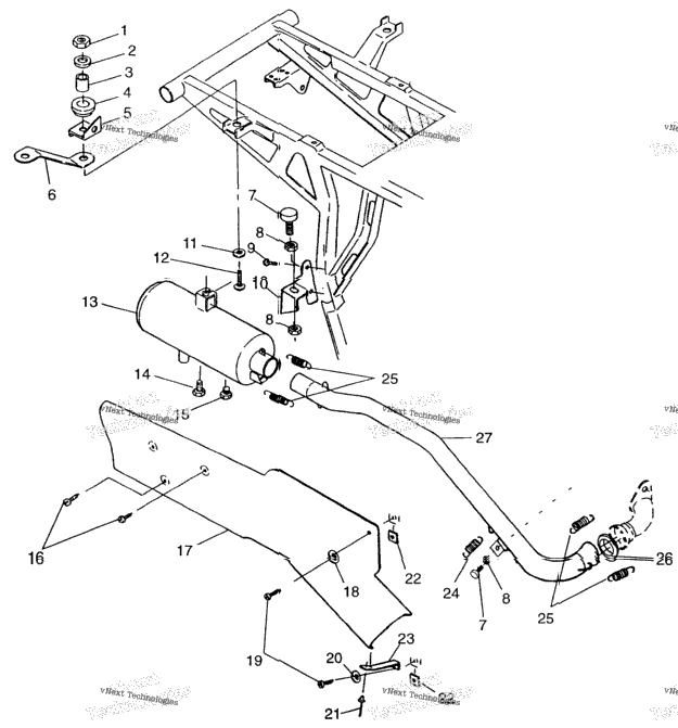 Exhaust System Magnum 2X4