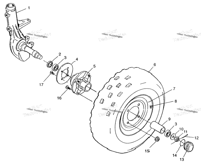 Front Wheel Magnum 2X4