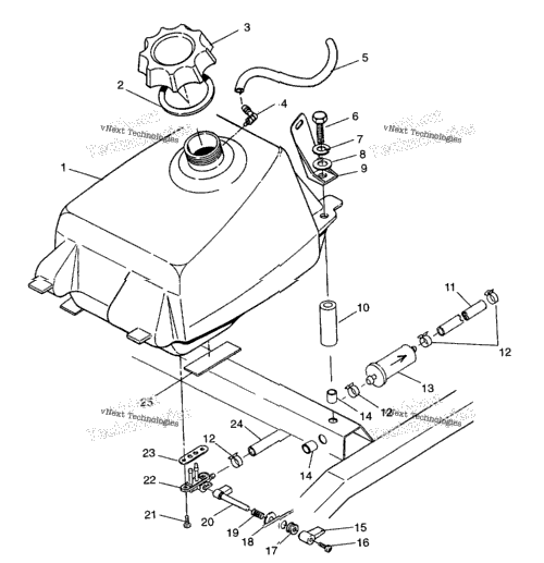 Fuel Tank Magnum 2X4