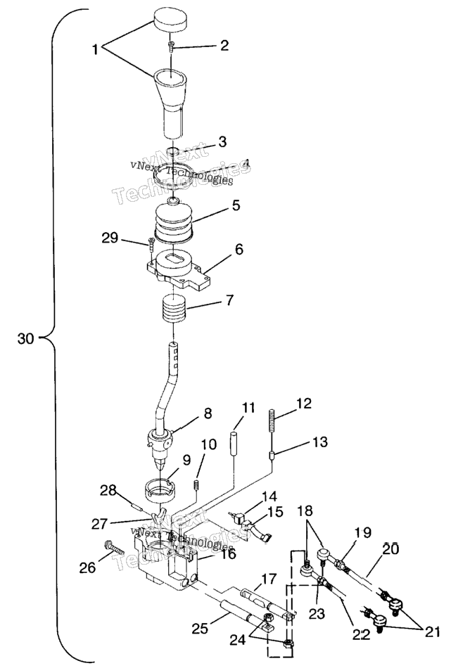 Gear Selector Magnum 2X4
