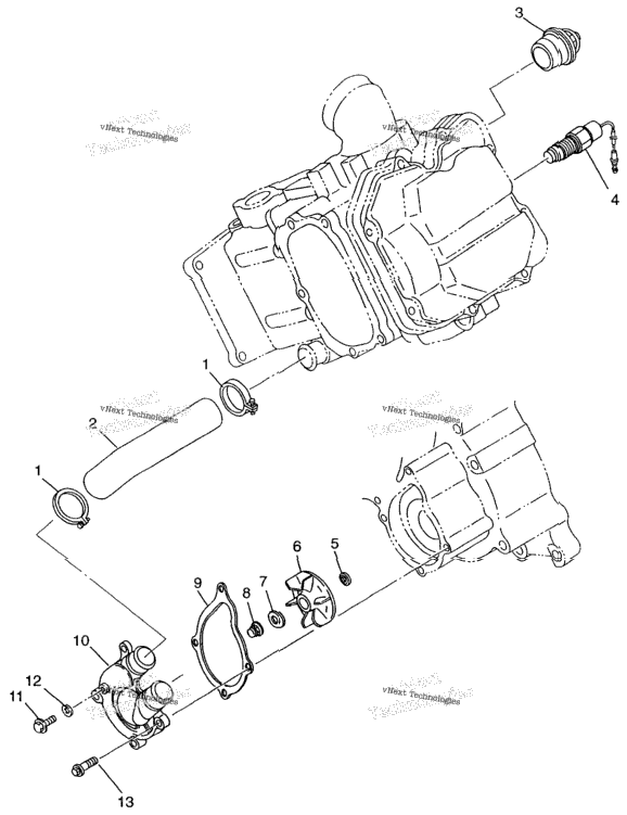 Water Pump Magnum 2X4