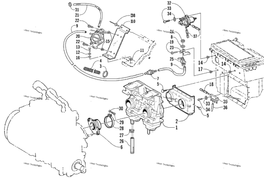 Carburetor And Fuel Pump Assembly