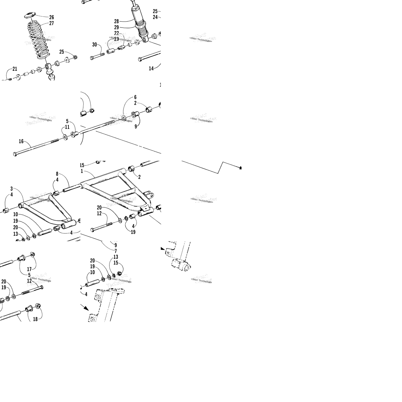 Front Suspension And Shock Absorber