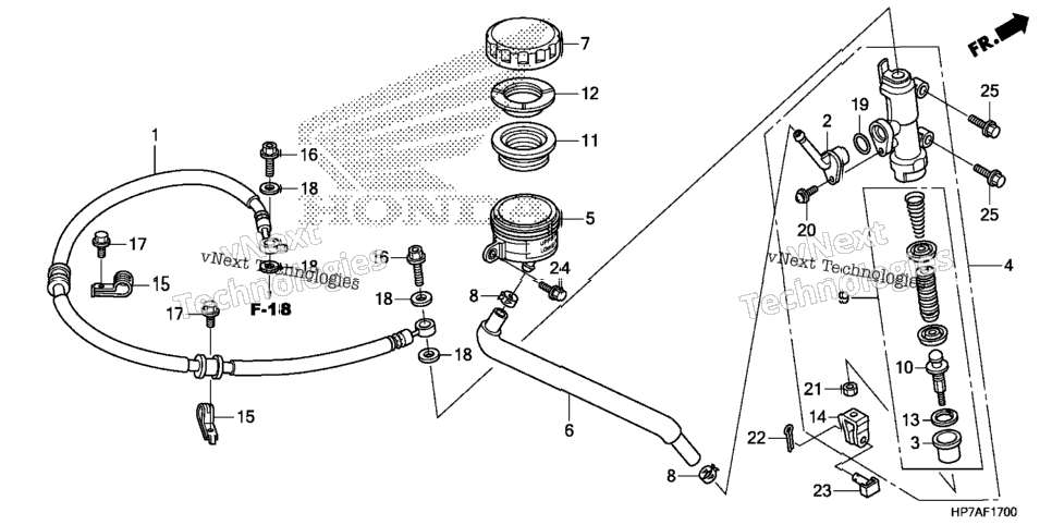 Rear Brake Master Cylinder