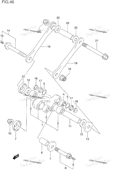 Rear Cushion Lever