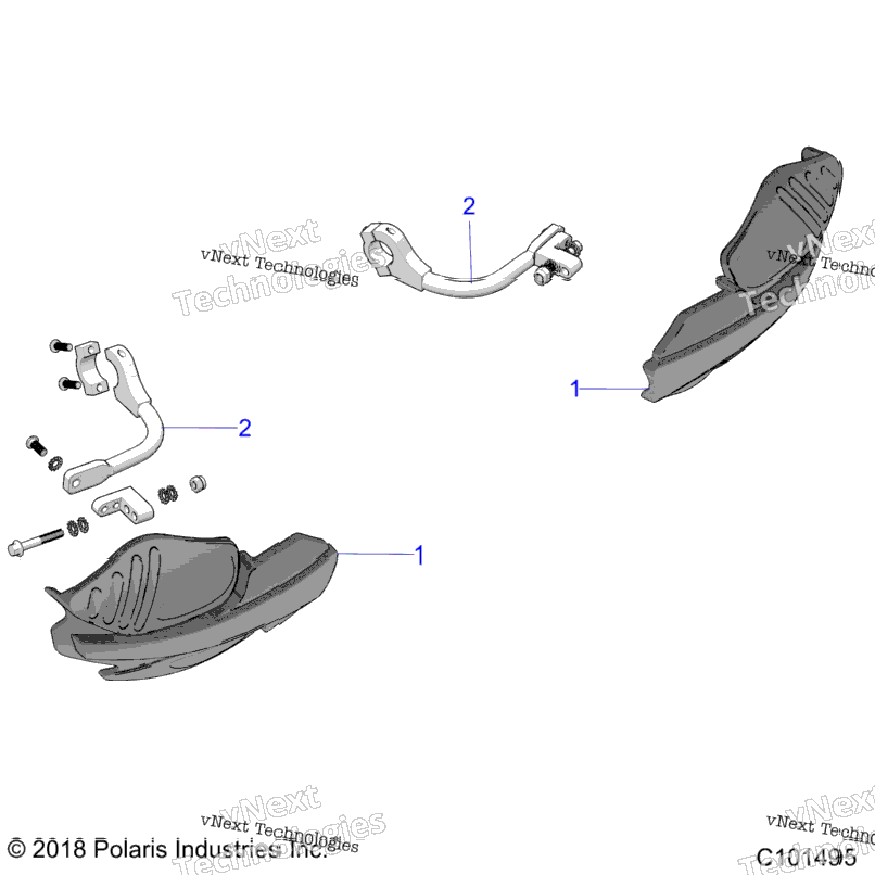 Body, Handguards A23shs57cp