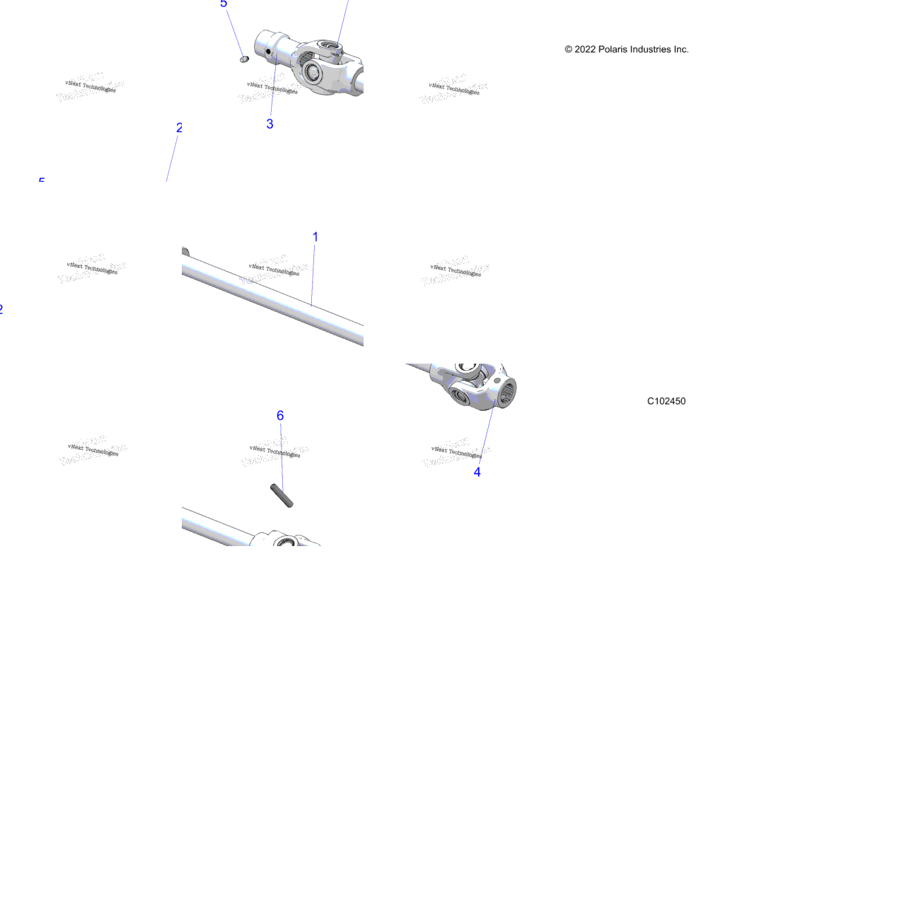 Drive Train, Front Prop Shaft