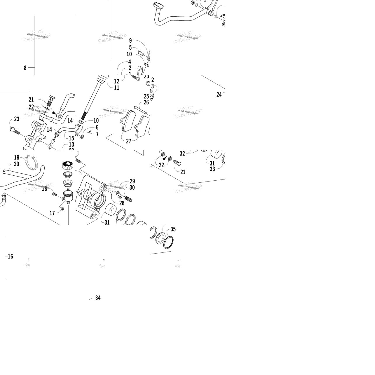 Auxiliary Brake Assembly