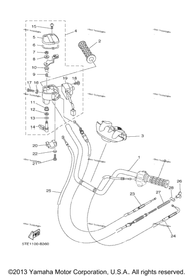 Steering Handle Cable