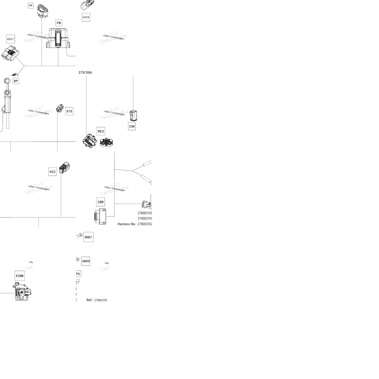 Electric - Main Harness - 278003702