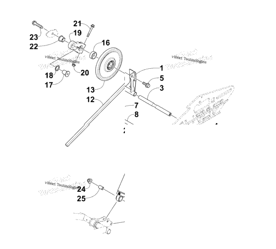 Rear Suspension Rear Arm Assembly