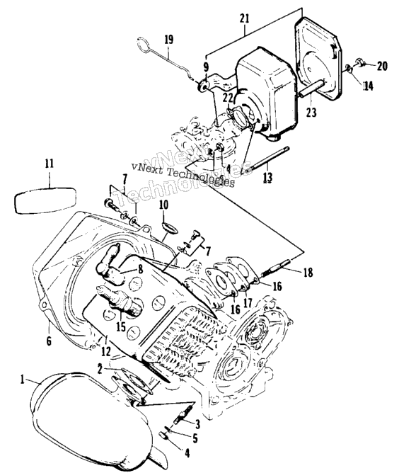 Muffler, Cowling And Silencer