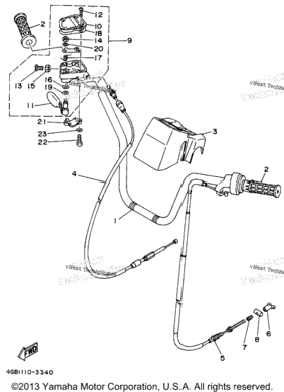 Steering Handle - Cable
