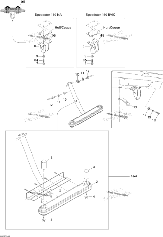 Ladder, Rear