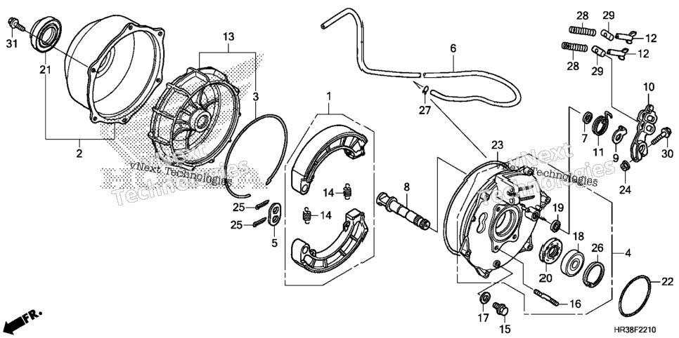 Rear Brake Panel