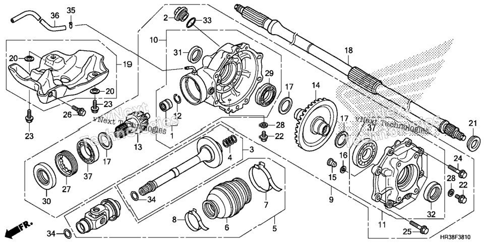 Rear Final Gear
