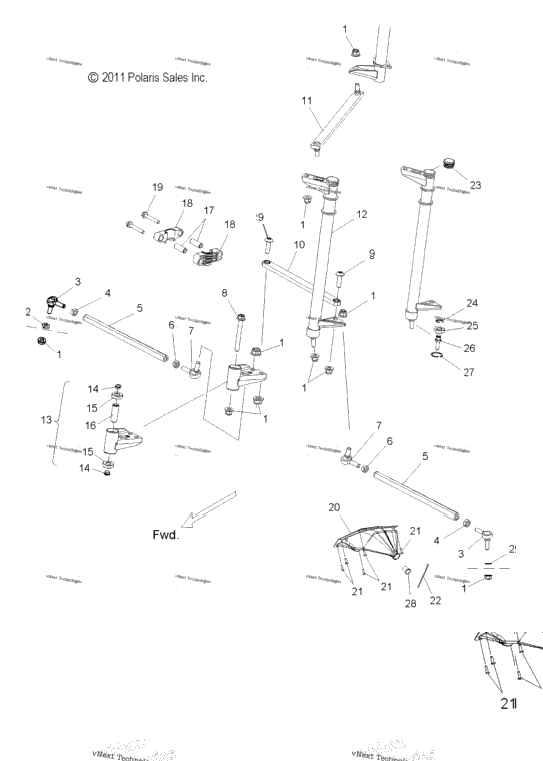 Steering, Lower