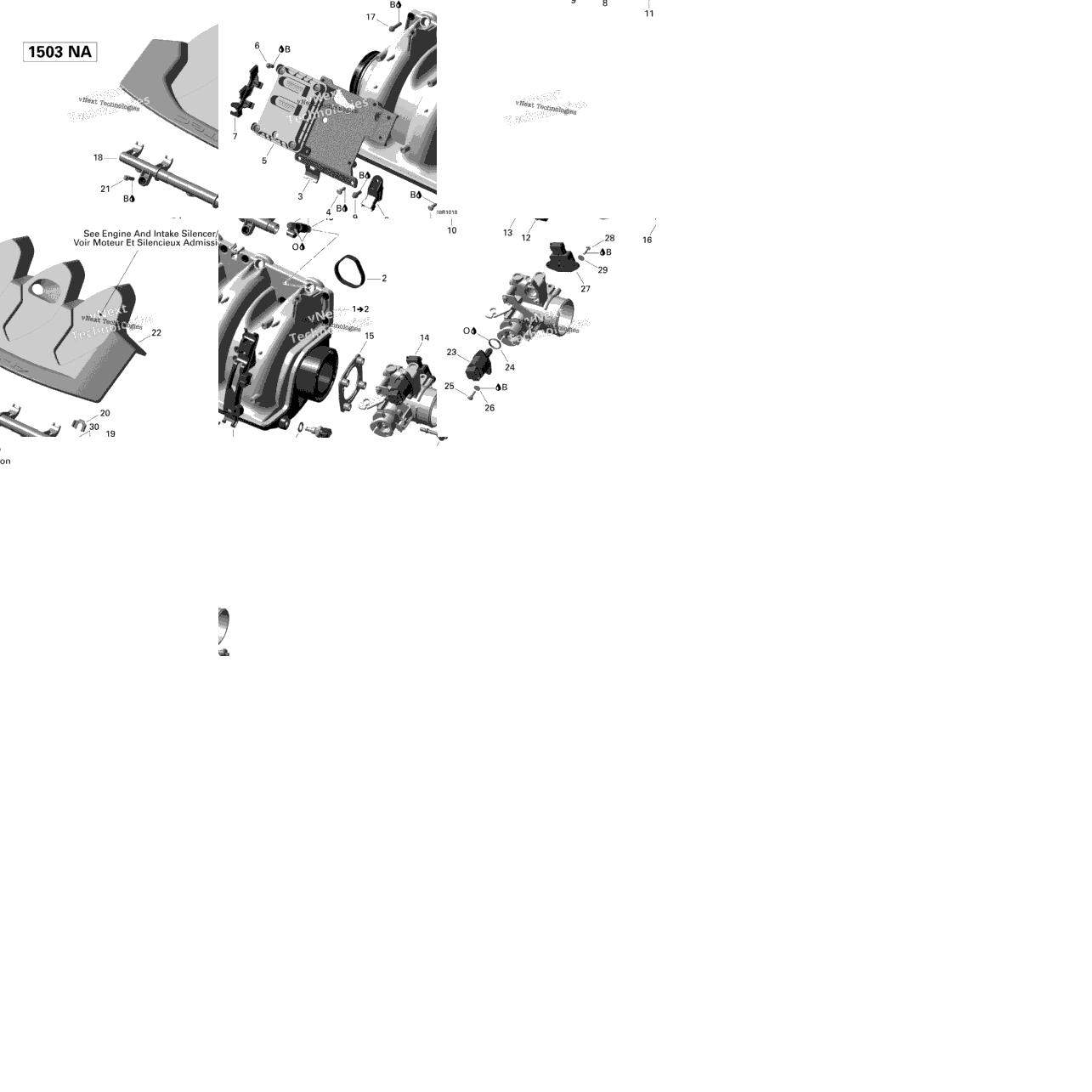 Air Intake Manifold And Throttle Body V2