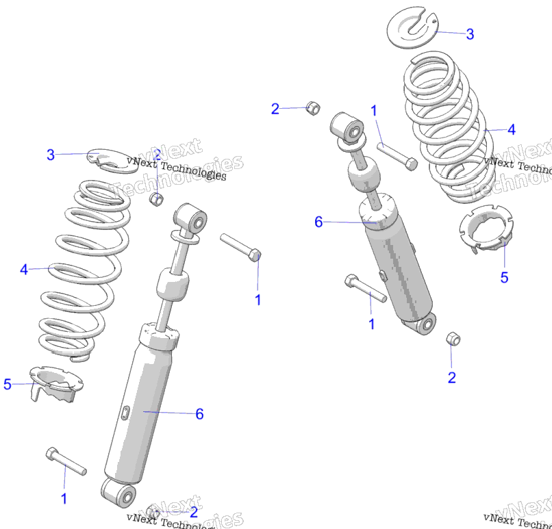 Suspension, Rear Shock & Mounting