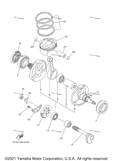 Crankshaft Piston