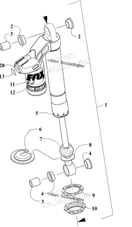 Front Suspension Shock Absorber Assembly