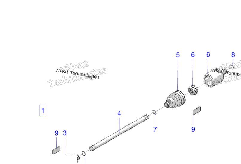 Drive Train, Front Drive Shaft