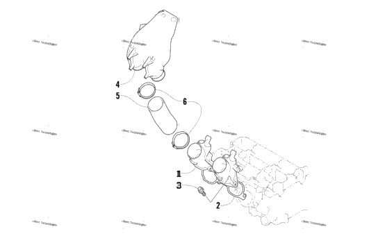 Intake Manifold/Flange Assembly