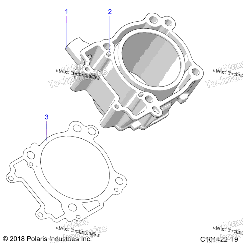 Engine, Cylinder A23sez57am