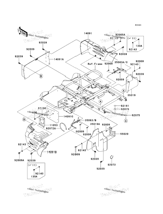 Frame Fittings (Rear)