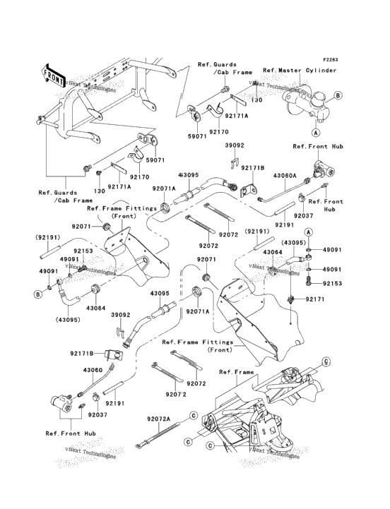 Front Brake Piping