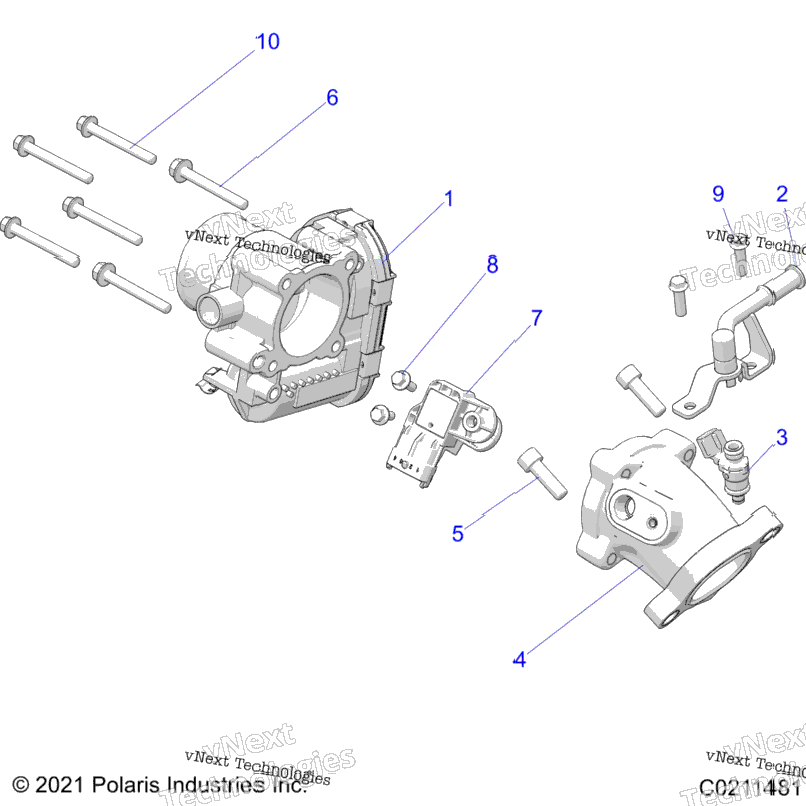 Engine, Throttle Body & Fuel Rail A23sez57bm