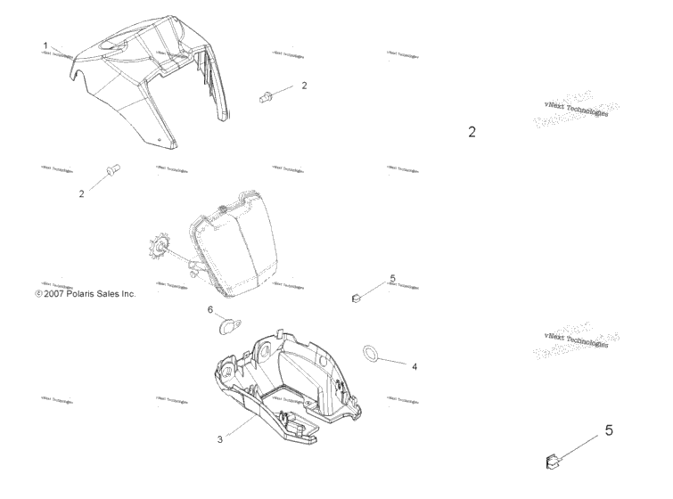 Body, Headlight Pod