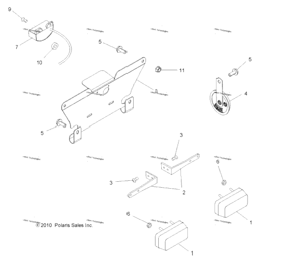 Electrical, Turn Signals, Horn & License Plate Light