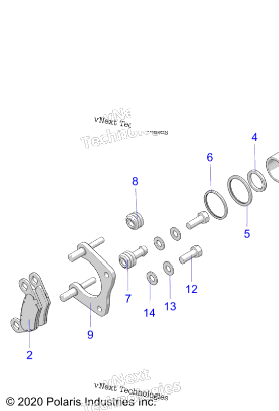 Brakes, Brake Caliper, Rear