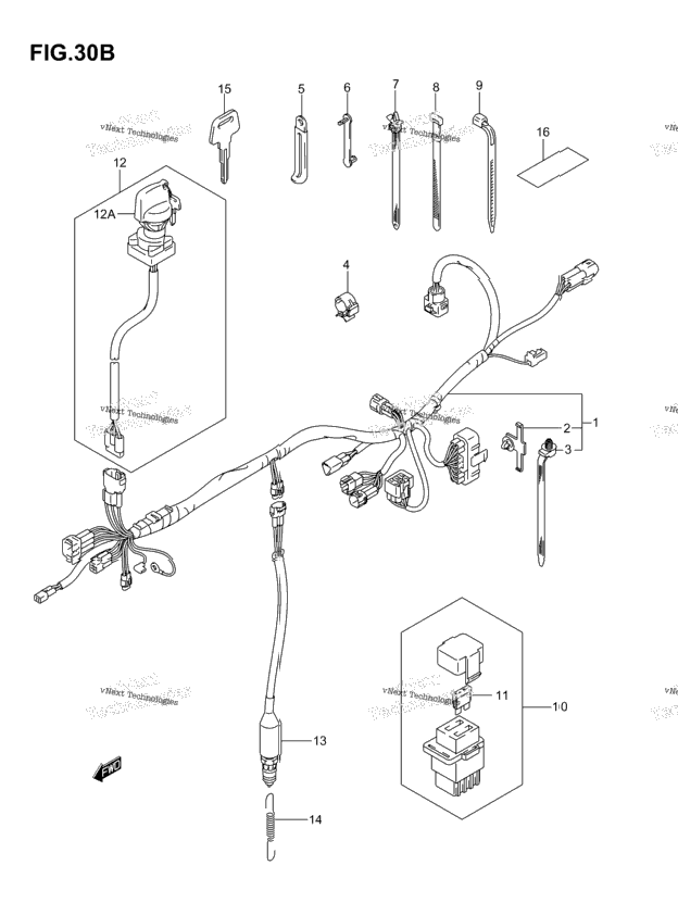 Wiring Harness (Model K5/K6/K7)