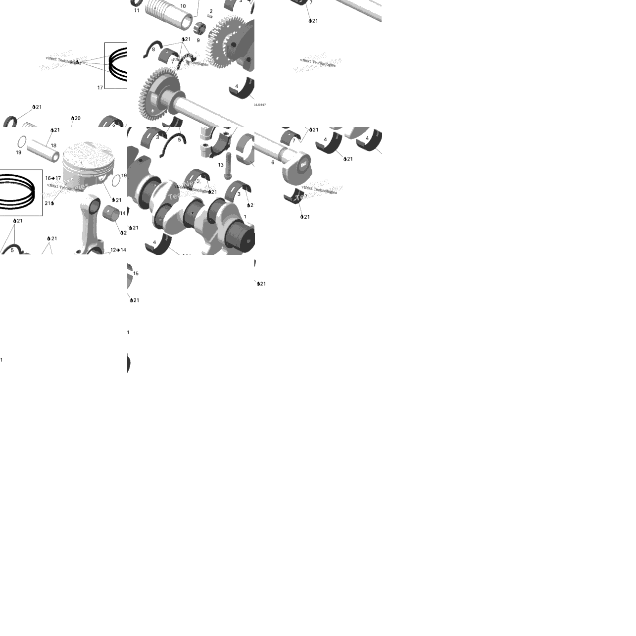 Crankshaft And Pistons 1