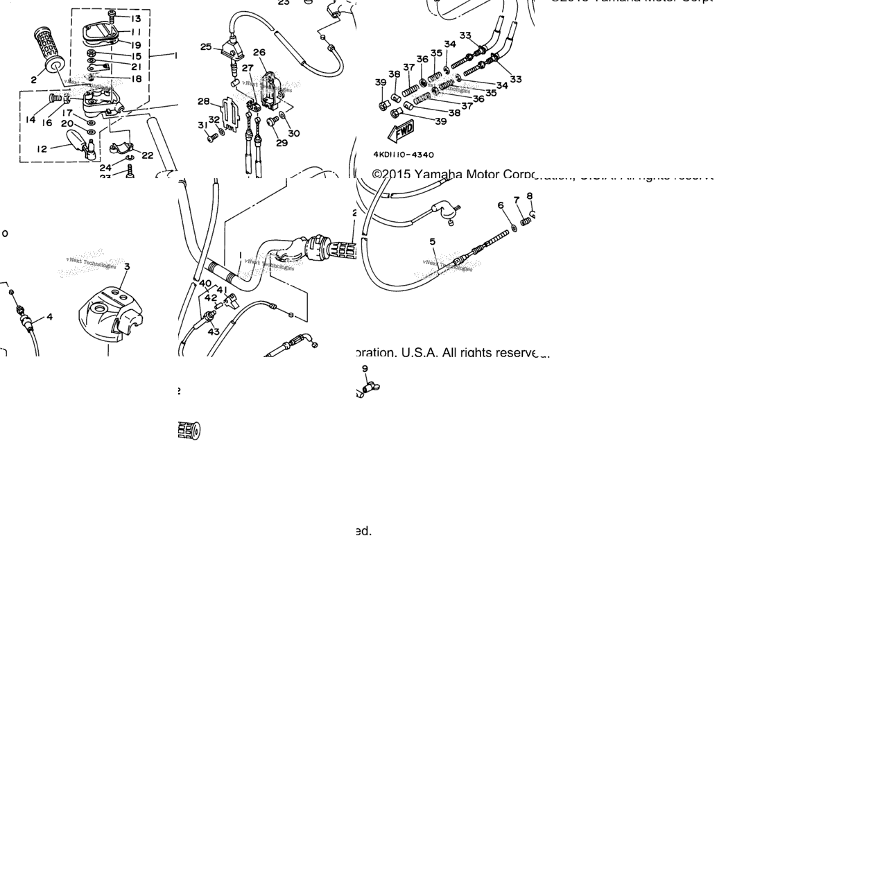 Steering Handle - Cable