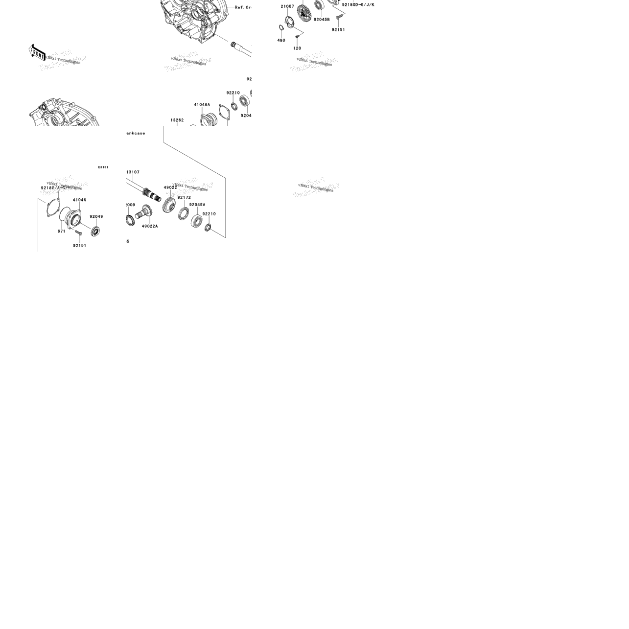 Front Bevel Gear