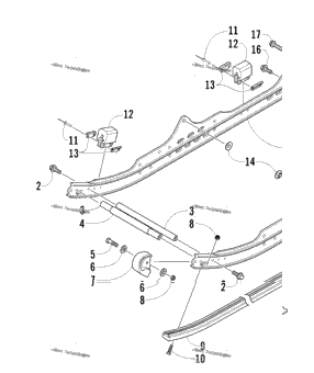 Slide Rails And Track Assembly