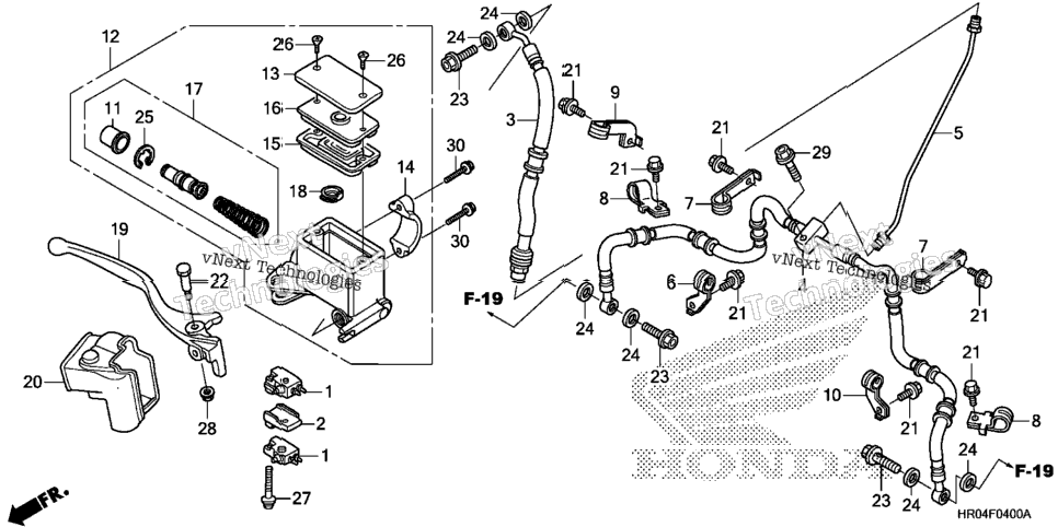 Front Brake Master Cylinder
