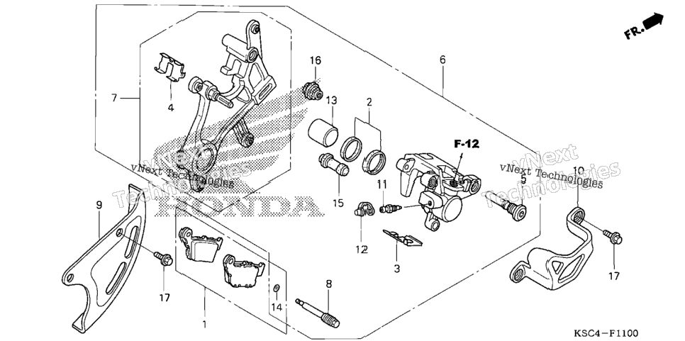 Rear Brake Caliper