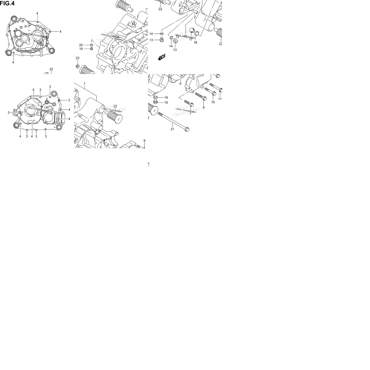 Crankcase (Model K2)