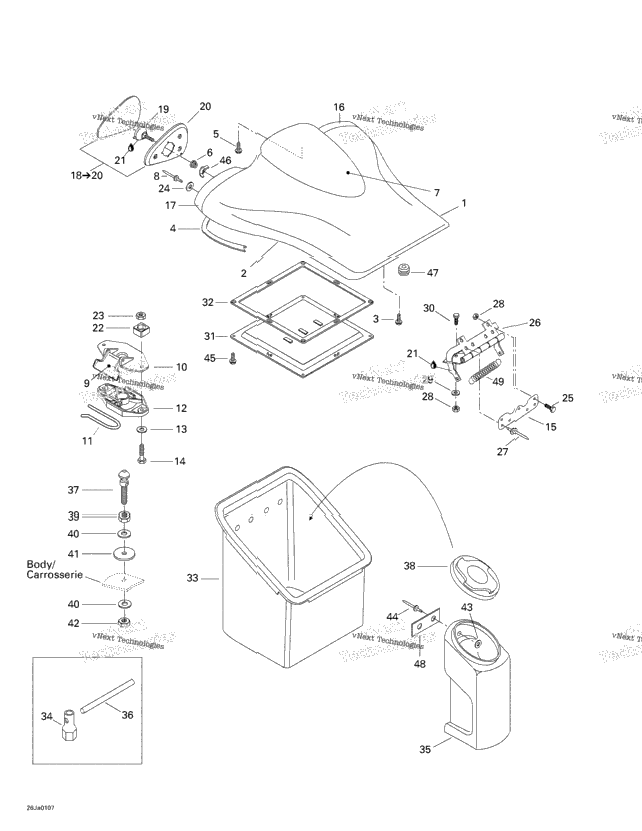 Front Storage Compartment