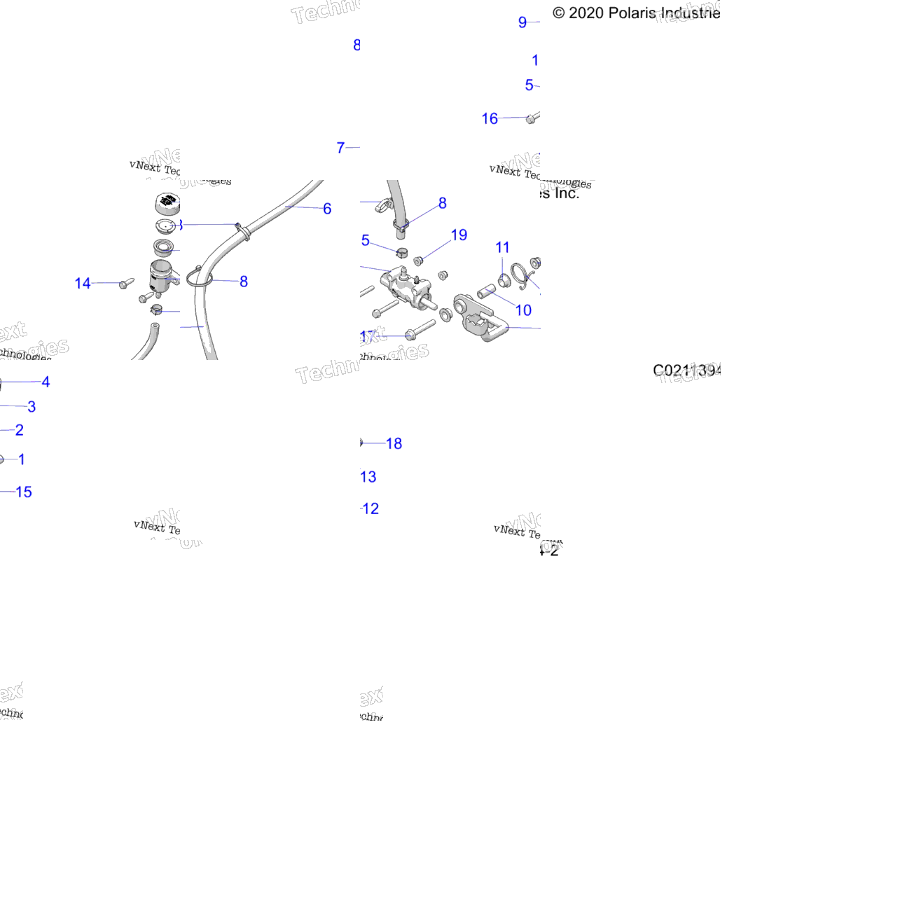 Brakes, Brake Pedal & Master Cylinder (C02113942