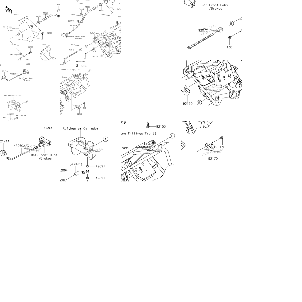 Front Brake Piping