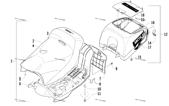 Seat And Storage Box Assembly
