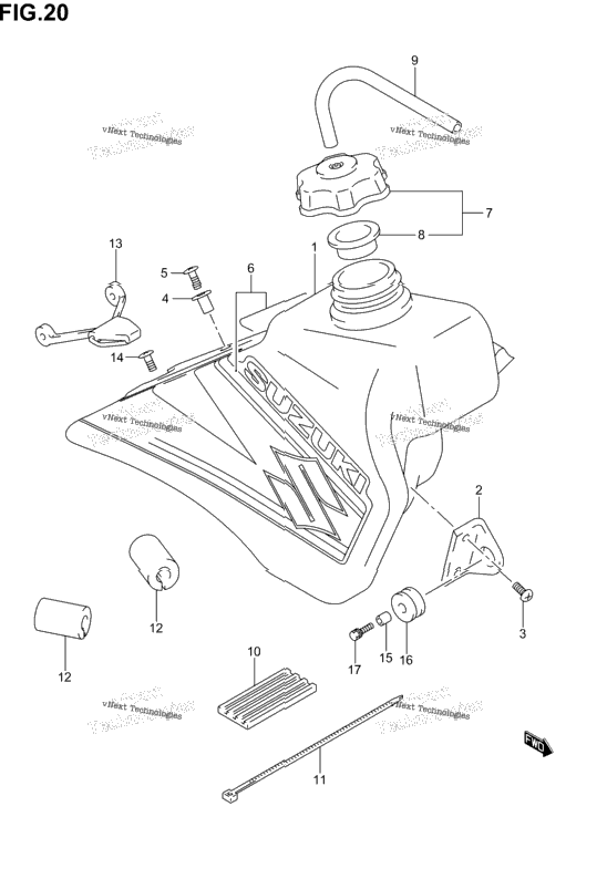 Fuel Tank (Model K2)